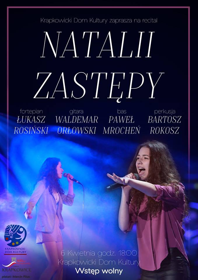 Koncert Natalii Zastępy z zespołem już 6 kwietnia!