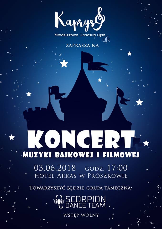 Koncert muzyki bajkowej i filmowej w Prószkowie