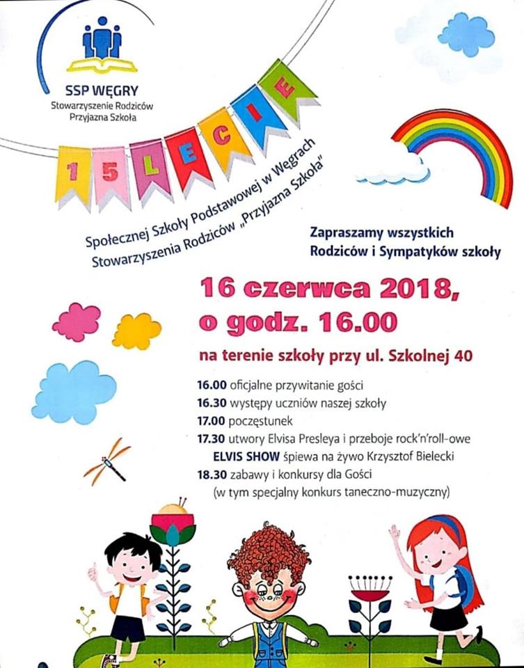 Festyn z okazji 15-lecia Szkoły Podstawowej w Węgrach‎