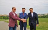 Piotr Mielec w klubie Prezydenta Opola