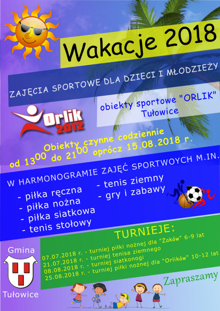 Zajęcia sportowe dla dzieci i młodzieży w Tułowicach
