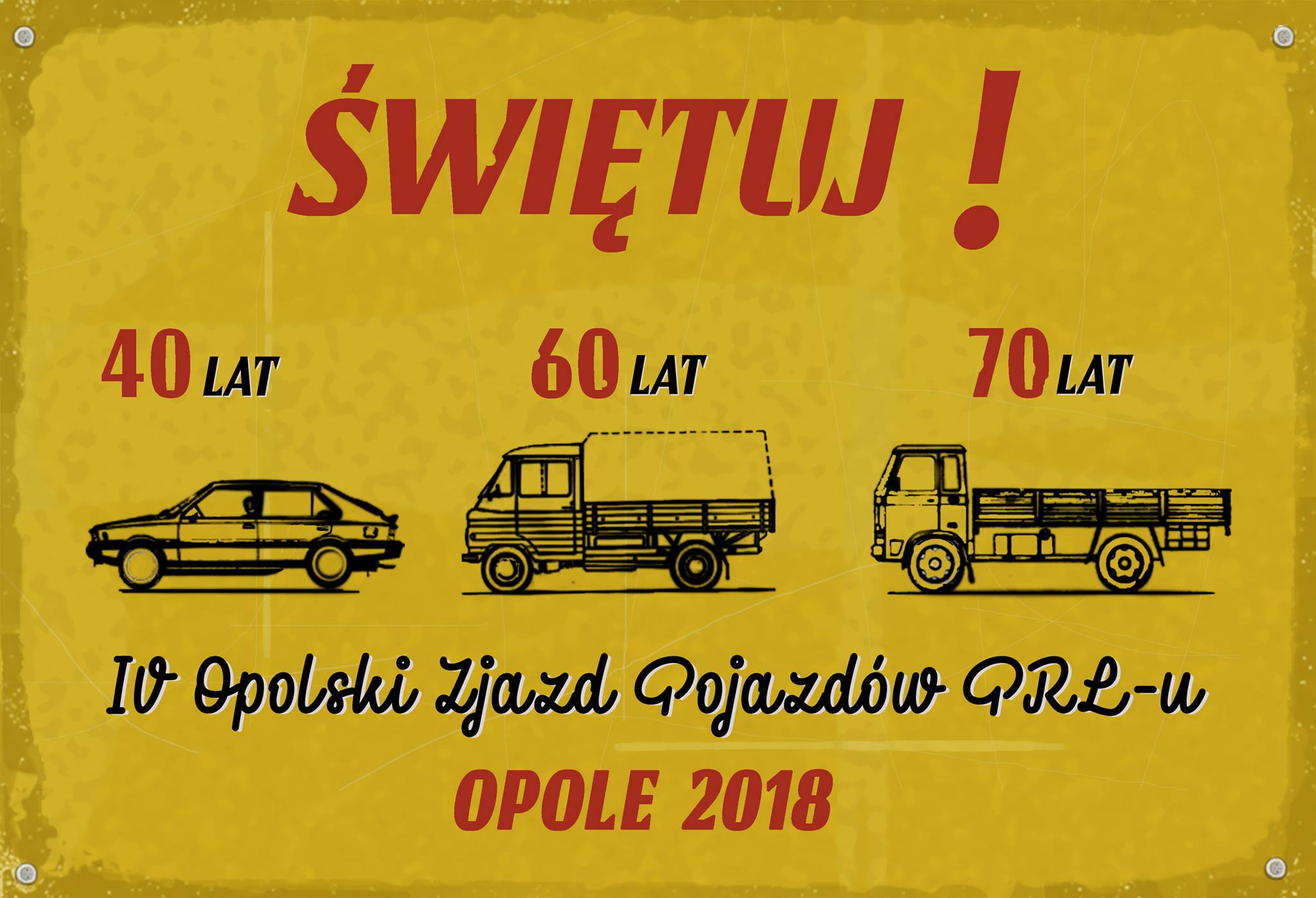 Śladami Polskiej Rzeczpospolitej Ludowej, czyli IV Opolski Zjazd Pojazdów PRL-u