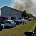 Pożar wysypiska w Dąbrowie