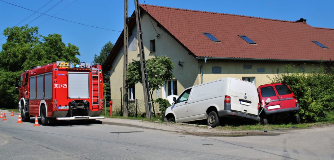 Groźna kolizja w Brzeziu