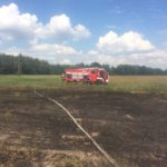 Dwa pożary w gminie Popielów [GALERIA]