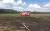 Dwa pożary w gminie Popielów [GALERIA]