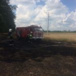 Dwa pożary w gminie Popielów [GALERIA]