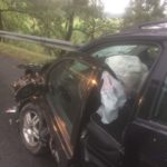 Wypadek samochodowy na trasie Popielów–Stare Kolnie [GALERIA]