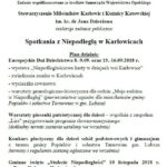 Spotkania z Niepodległą w Karłowicach
