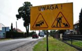 Prace drogowe w Dobrzeniu Małym