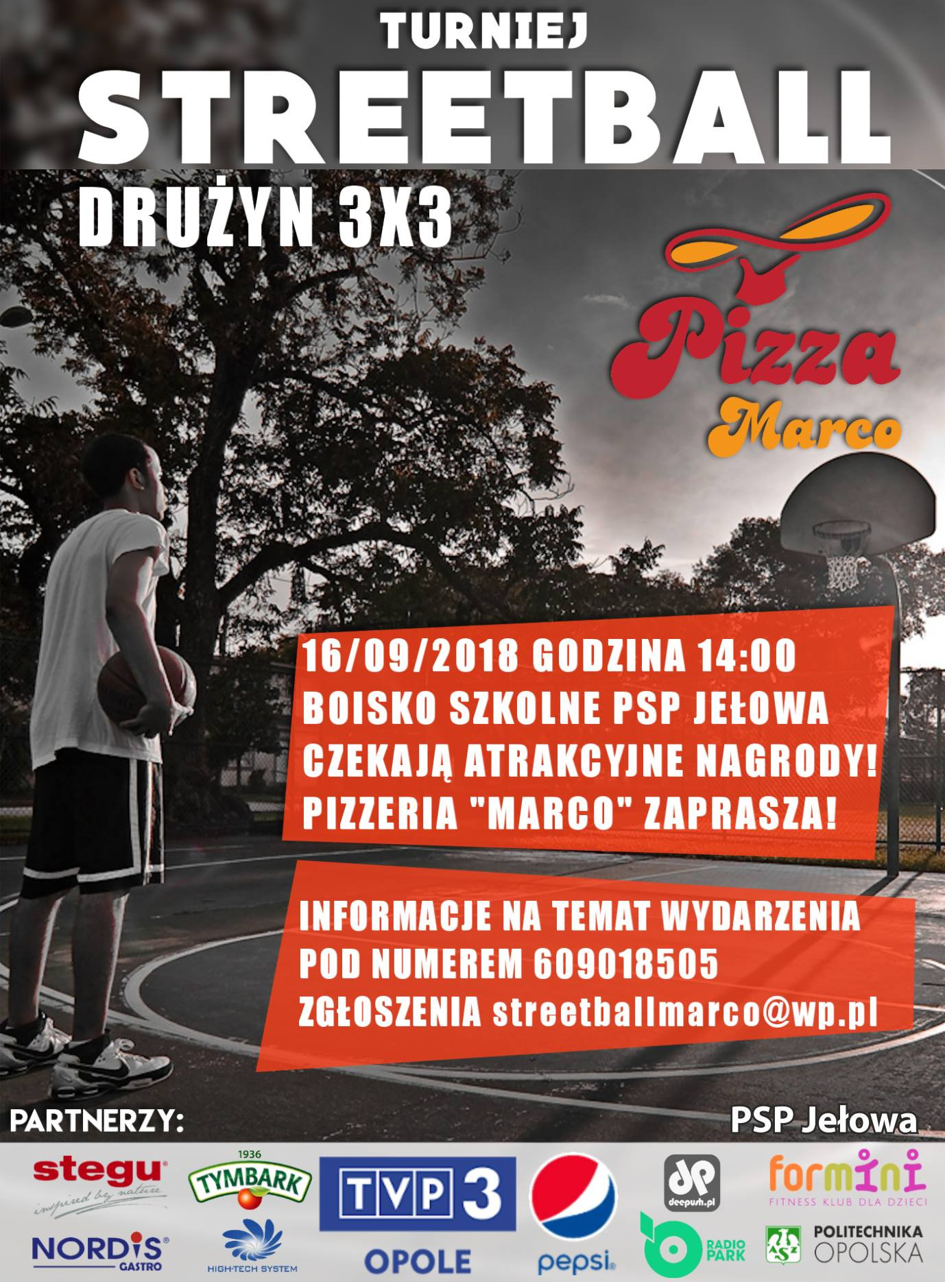 Turniej koszykówki „Streetball Marco 2018”