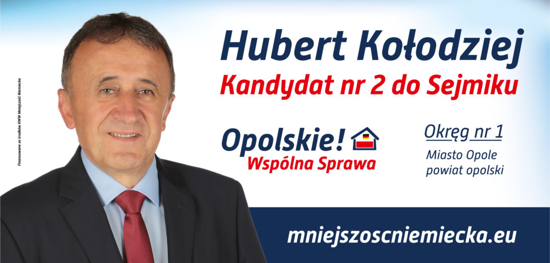 Hubert Kołodziej &#8211; kandydat na radnego Sejmiku Województwa