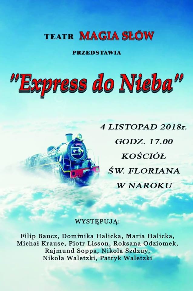 Spektakl „Express do Nieba” w Naroku