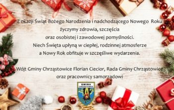 Życzenia świąteczne gminy Chrząstowice Życzenia świąteczne gminy Chrząstowice