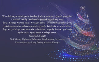 Życzenia świąteczne gminy Dąbrowa