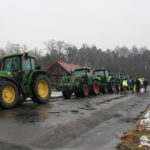 Protest opolskich rolników. Zablokowano kilka dróg