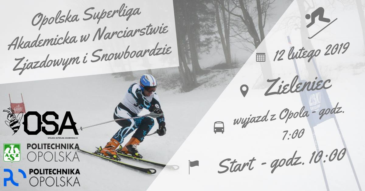 Narciarstwo zjazdowe i snowboard z Politechniką Opolską