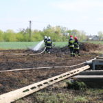 Pożar przydomowego terenu zielonego w Chróścicach