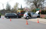 Wypadek samochodowy w Popielowie [ZDJĘCIA]