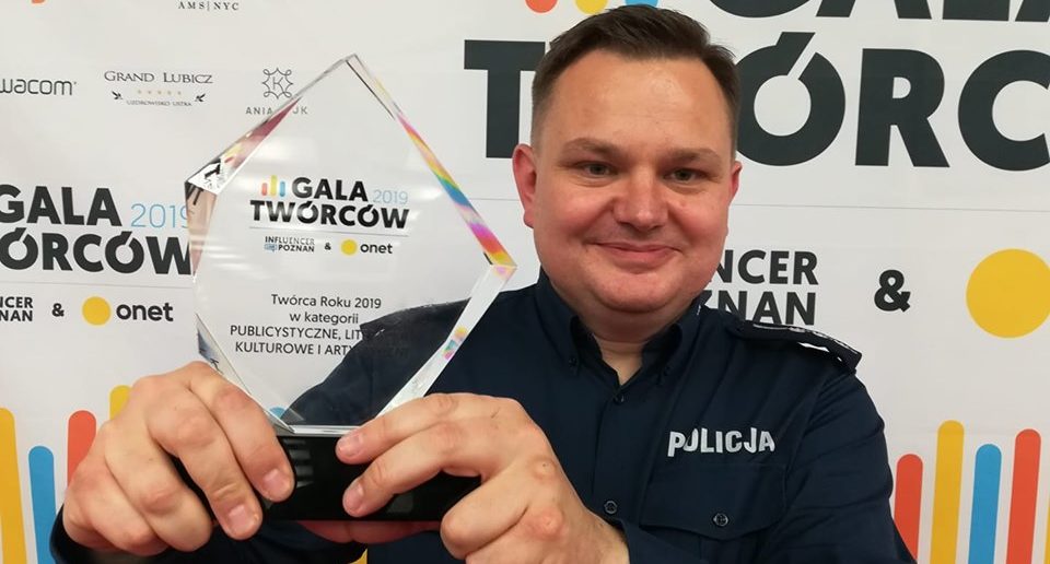Opolski policjant nagrodzony za działalność internetową