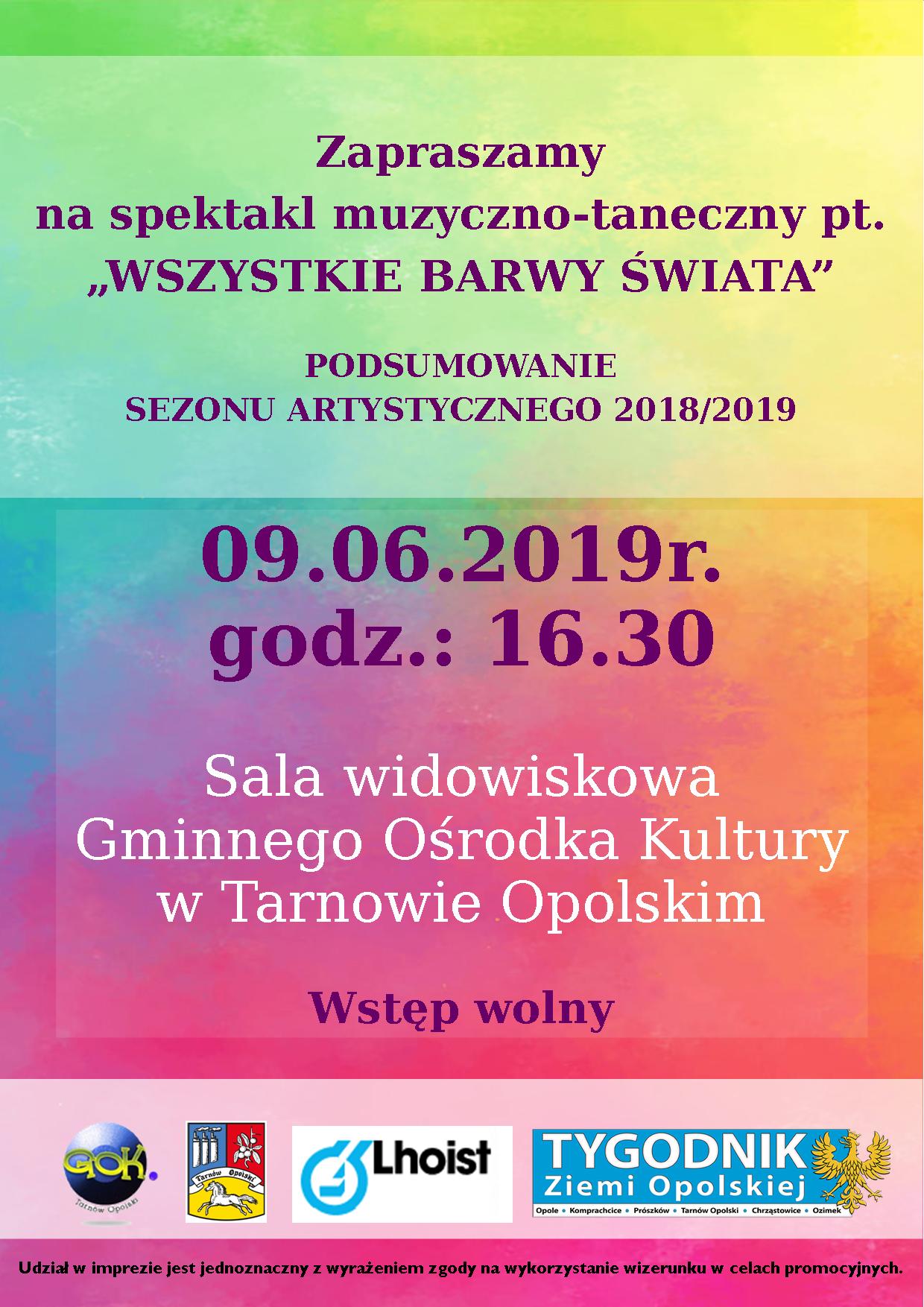 Tarnów Opolski. Spektakl &#8222;Wszystkie barwy świata&#8221;