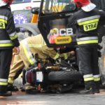 Opole &#8211; Brzezie zderzenie motocyklisty z ładowarką