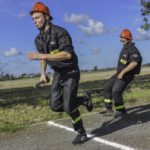 Strażacy z gminy Dąbrowa pokazali swoją sprawność i umiejętności