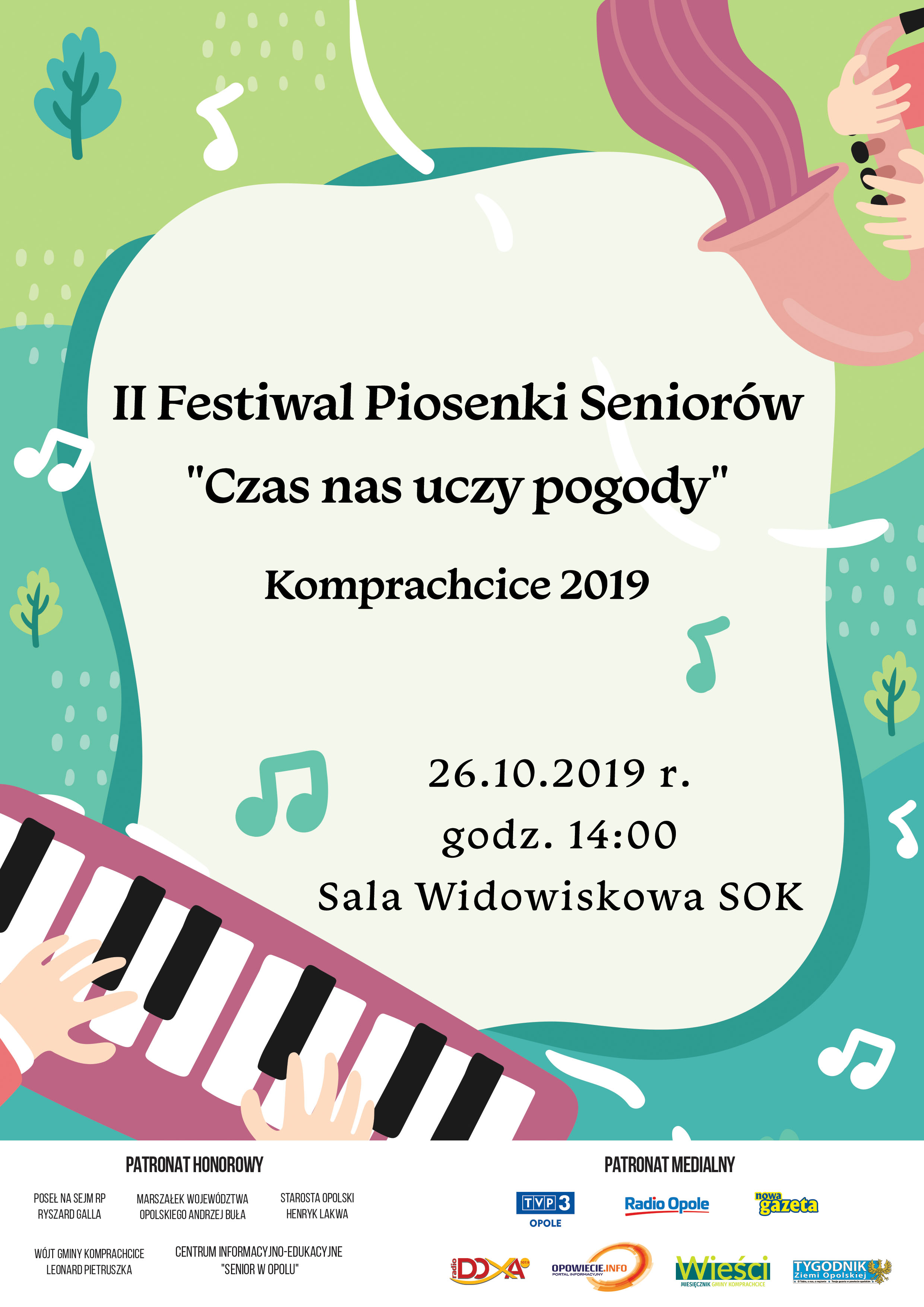 II Festiwal Piosenki Seniorów w Komprachcicach