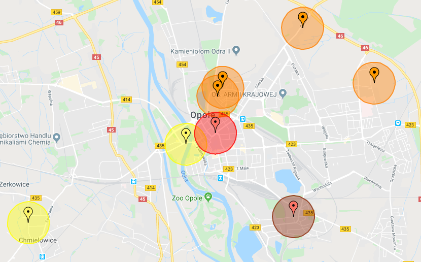 Opolski  Alarm Smogowy ostrzega: bardzo zła jakość powietrza w Opolu. Jeśli możesz, zostań w domu