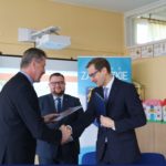 Uroczystość podpisania umowy z gminą Zawadzkie „Przedszkolaki z naszej paki”