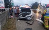 Wypadek w Źlinicach. Zderzyły się dwa volkswageny