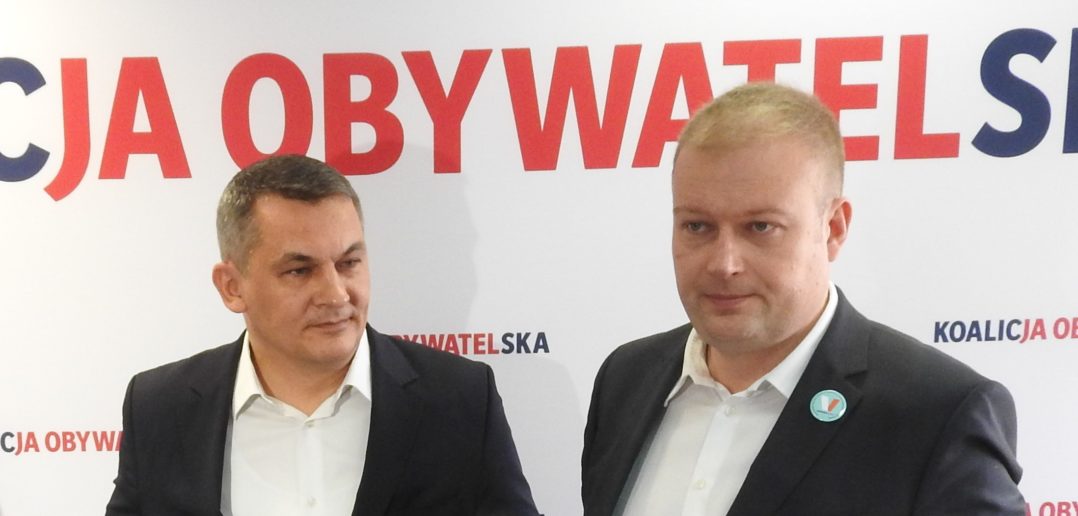 Zembaczyński i Kostuś żądają wyjaśnień. W tle strajk przedsiębiorców