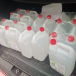 85 litrów płynów do dezynfekcji od służby więziennej