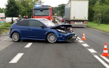 Wypadek na ulicy Wrocławskiej w Opolu. Jedna osoba ranna