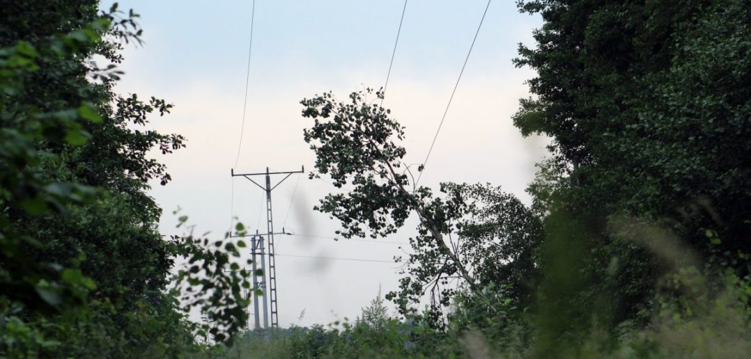 Wyładowanie atmosferyczne przyczyną braku prądu w Popielowie [ZDJĘCIA]