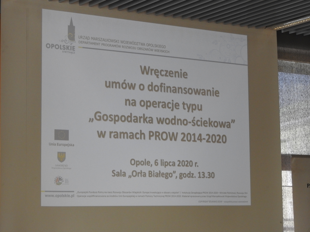 58 mln na gospodarkę wodno-ściekową &#8211; dofinansowanie dla 20 gmin województwa opolskiego