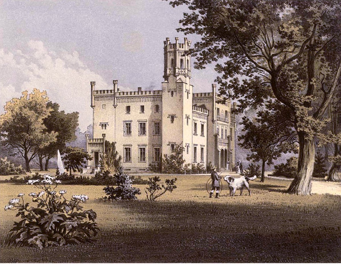 Pałac w Naroku w XIX wieku