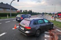 Stłuczka w Chrząstowicach. Zderzyły się dwa Volkswageny