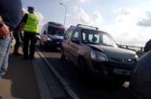 Karambol na wiadukcie w Opolu. Droga jest zakorkowana