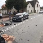 Groźny wypadek w Tarnowie Opolskim. Zderzenie trzech samochodów