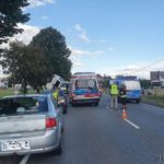 Wypadek w Bierdzanach. Bus znalazł się w rowie