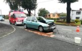 Wypadek w Dobrzeniu Małym. Jedna osoba ranna