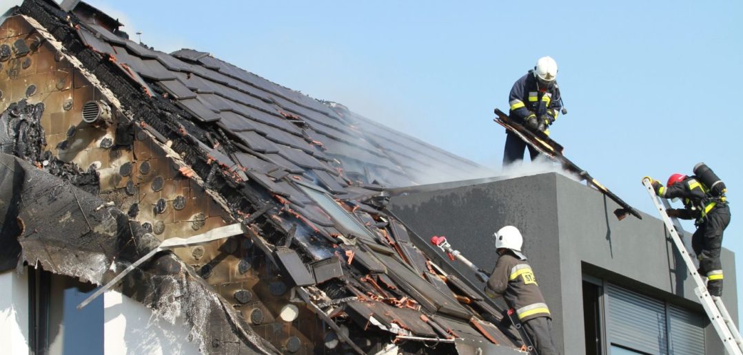 Pożar domu w Opolu-Krzanowicach