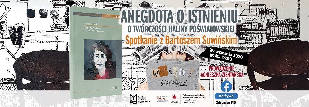 O twórczości Haliny Poświatowskiej &#8211; spotkanie z Bartoszem Suwińskim