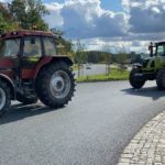 Opolscy rolnicy wyjechali ciągnikami na drogi w regionie