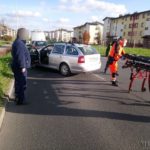 Zderzenie dwóch samochodów w Opolu. Jedna osoba poszkodowana