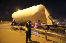 Kierowca ciężarówki uderzył w barierę wiaduktu na ul. Ozimskiej w Opolu. Był pijany