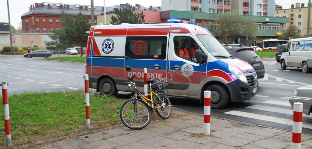 Opole. Rowerzysta potrącony na ścieżce rowerowej