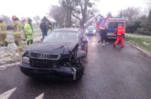 Dwa samochody zderzyły się w Dąbrowie