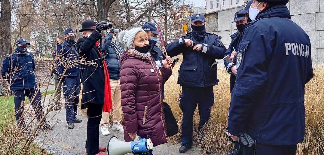 Policja osaczyła Patriotkę w rocznicę ogłoszenia stanu wojennego